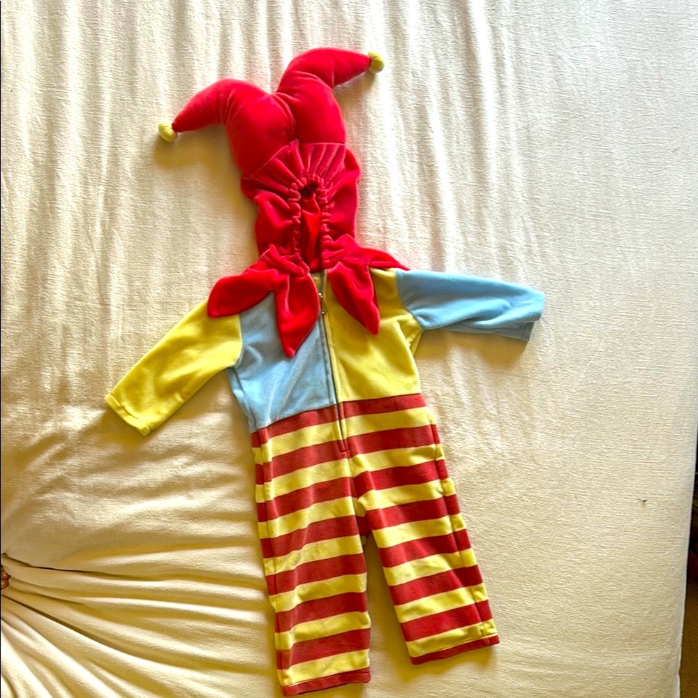 Colorful Jester Baby Halloween costume